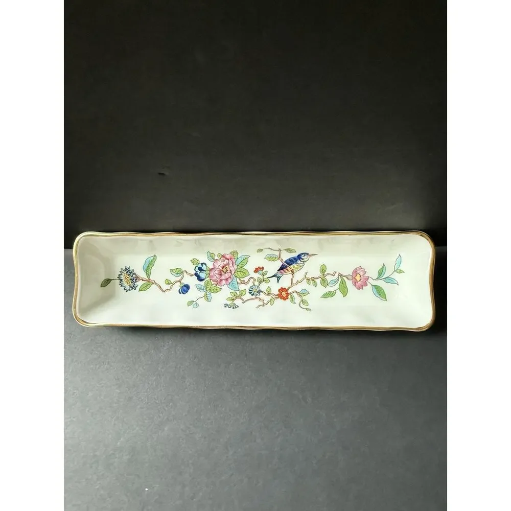 Anysley Pembroke Tray England Bone China Trinket Candy Dish Vintage Cottagecore